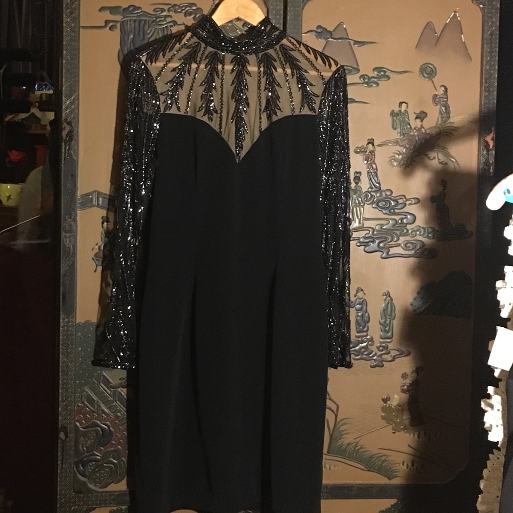 Vintage Bob Mackie Black Evening Dress